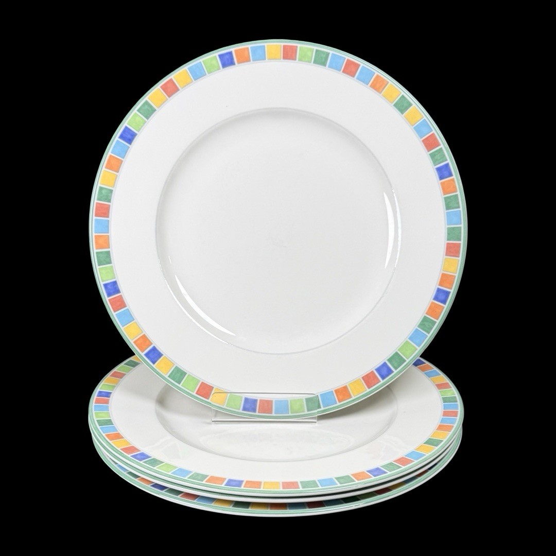 Villeroy & Boch Twist Alea Caro Dinner Plates 10.5\ Villeroy & Boch Twist Alea Caro Dinner Plates 10.5\