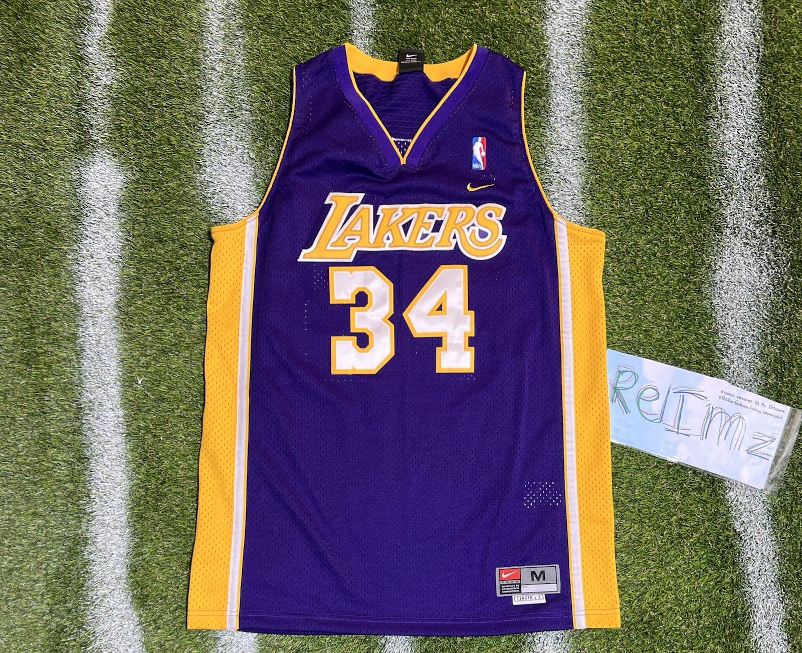 Nba Basketball Lakers Shaquille O\'Neal Jersey M Nike Los Angeles