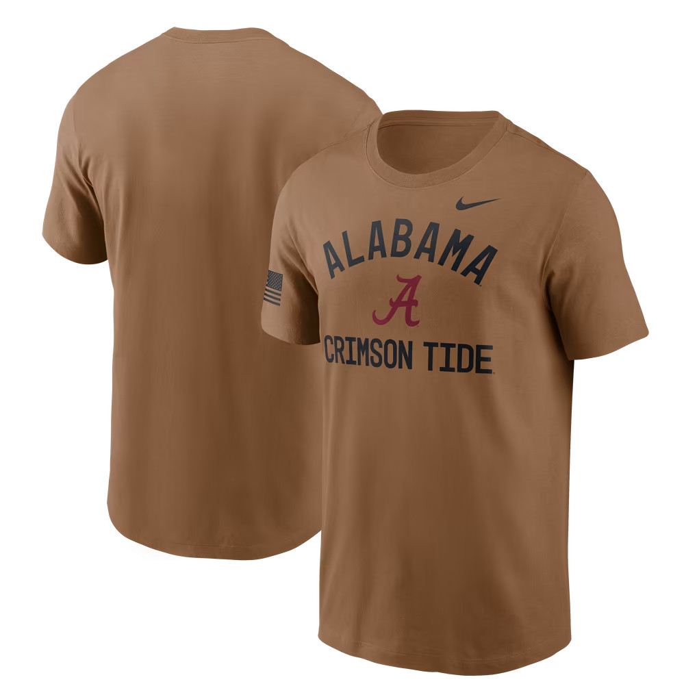 Alabama Crimson Tide Nike Military Appreciation Shirt