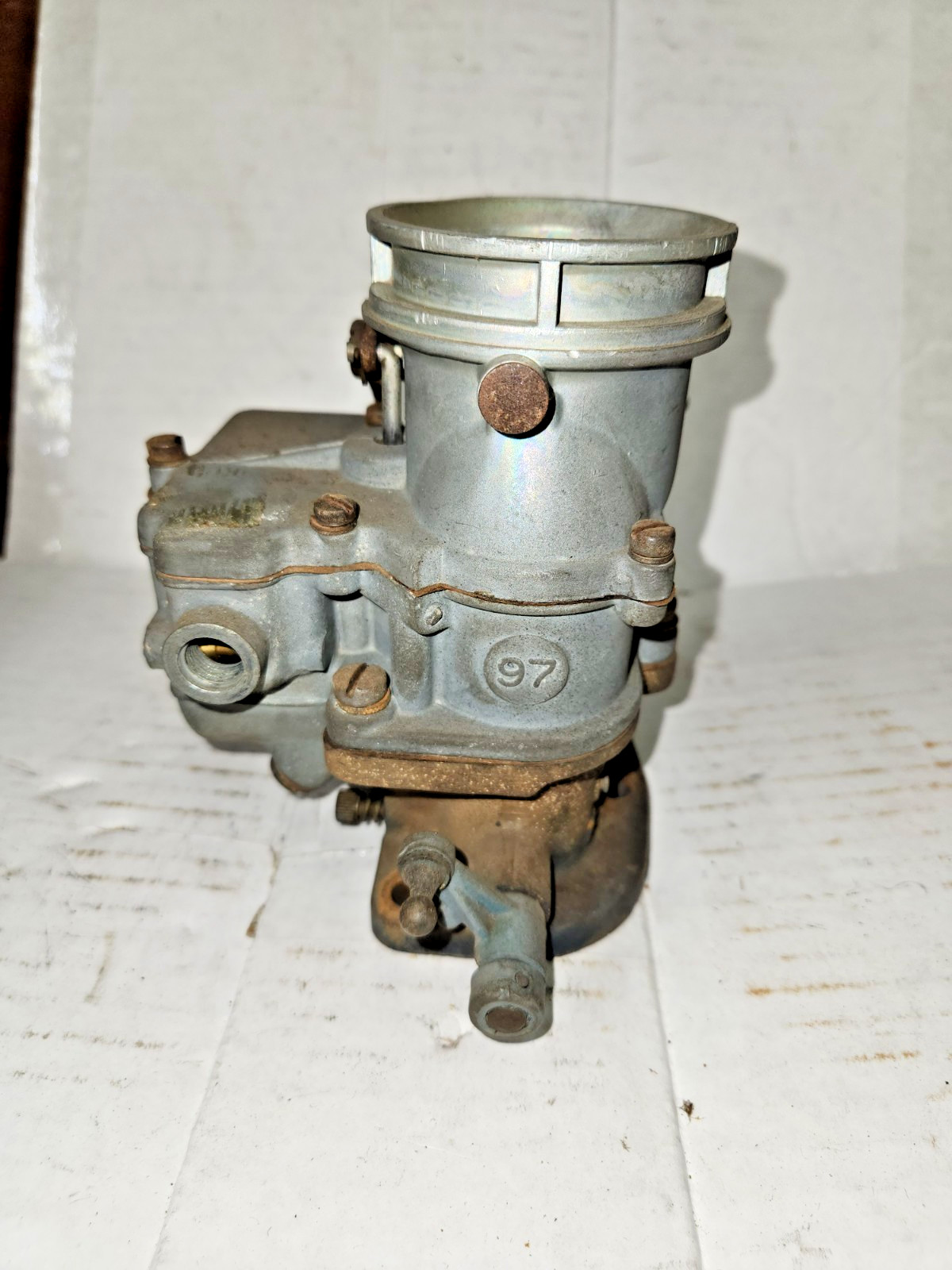VINTAGE ORIGINAL STROMBERG 97 2 BARREL CARBURETOR FLATHEAD FORD MERCURY VINTAGE ORIGINAL STROMBERG 97 2 BARREL CARBURETOR FLATHEAD FORD MERCURY