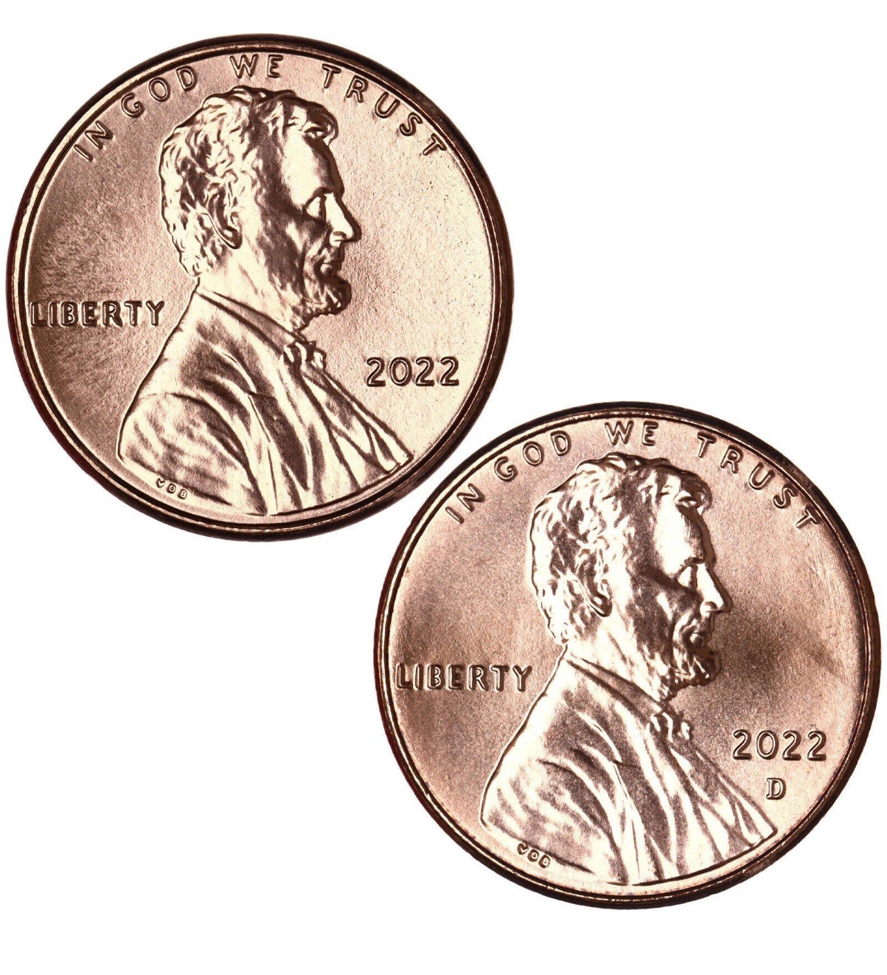 2022 P&D UNC LINCOLN SHIELD CENTS “FREE SHIPPING” 2022 P&D UNC LINCOLN SHIELD CENTS “FREE SHIPPING”