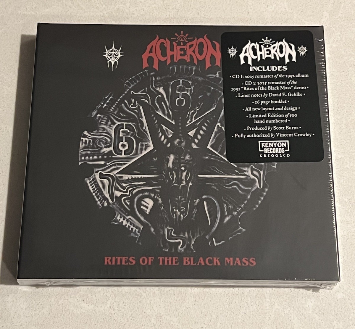 Acheron - Rites of the Black Mass 2xCD Death Black Metal (Behemoth Immolation)