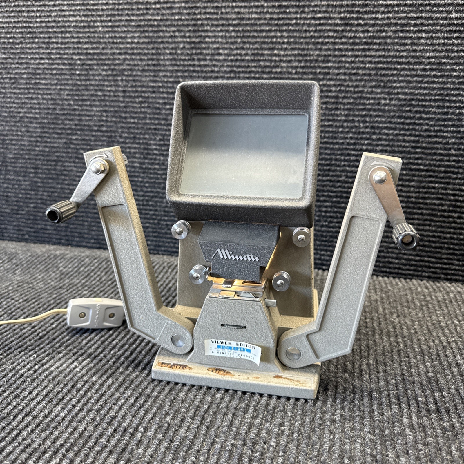 Vintage Minette S-5 Super 8 Film Viewer / Editor Made in Japan - Working Vintage Minette S-5 Super 8 Film Viewer / Editor Made in Japan - Working