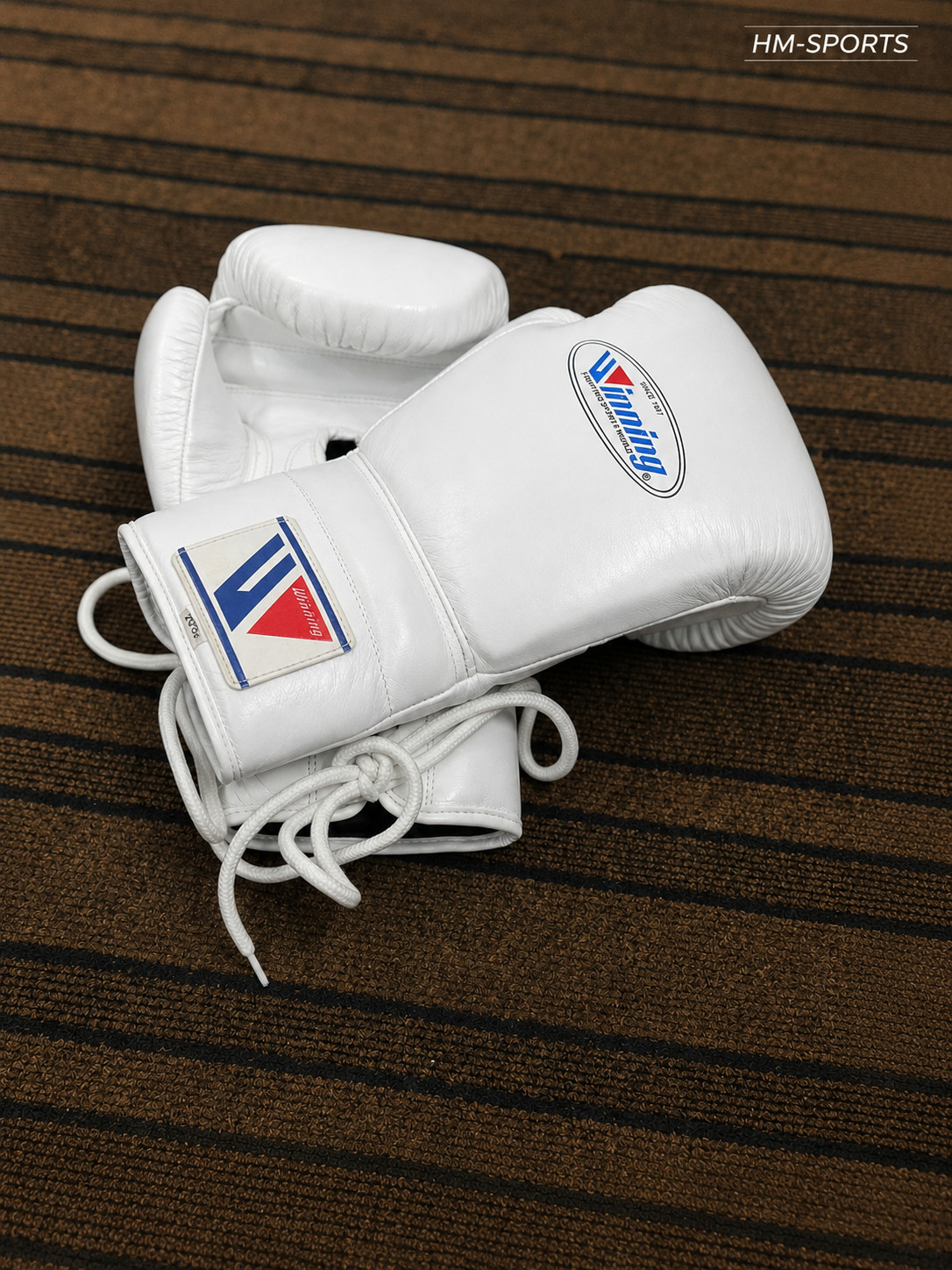 Handmade Winning Boxing Gloves Buffalo Cowhide Leather Lace Up Training Sparring