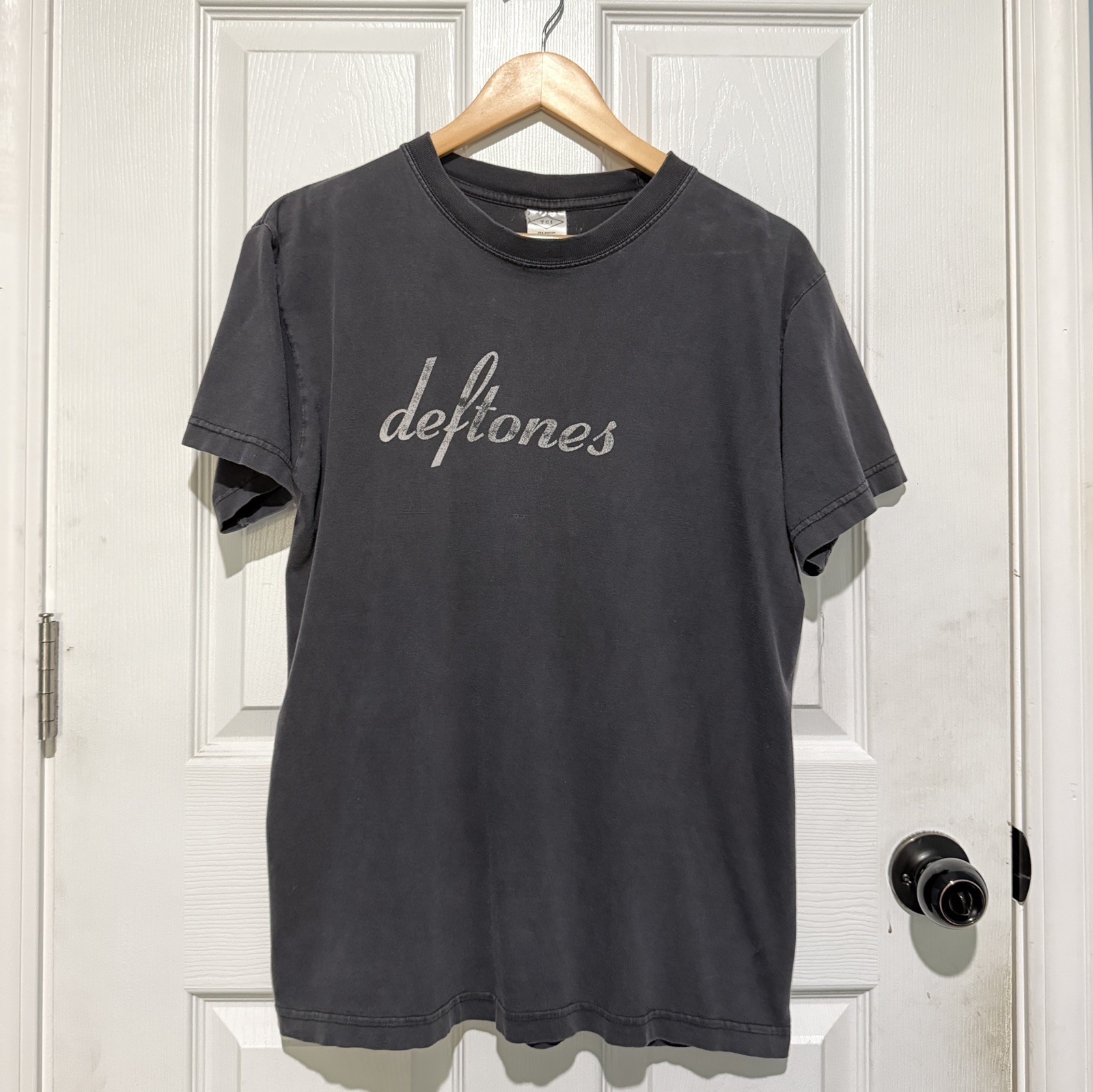 Vintage 2003 Deftones Tour Promo T Shirt Medium Metal Rock Band Tee Y2K Faded