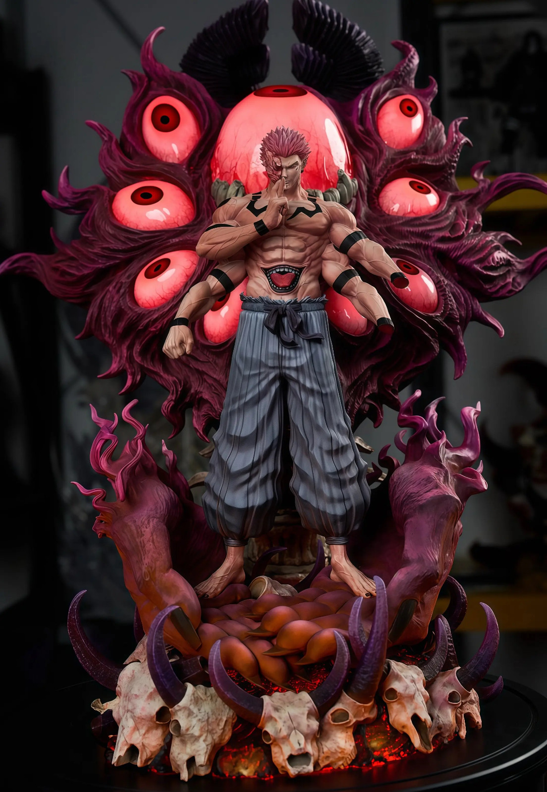 Anime Jujutsu Kaisen Ryomen Sukuna PVC Figure Model Statue Collectible With Box
