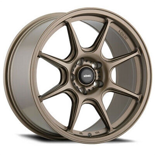 1 New 17X8 Konig Lockout Bronze Matte Wheel/Rim 4x100 ET45 LK87100458