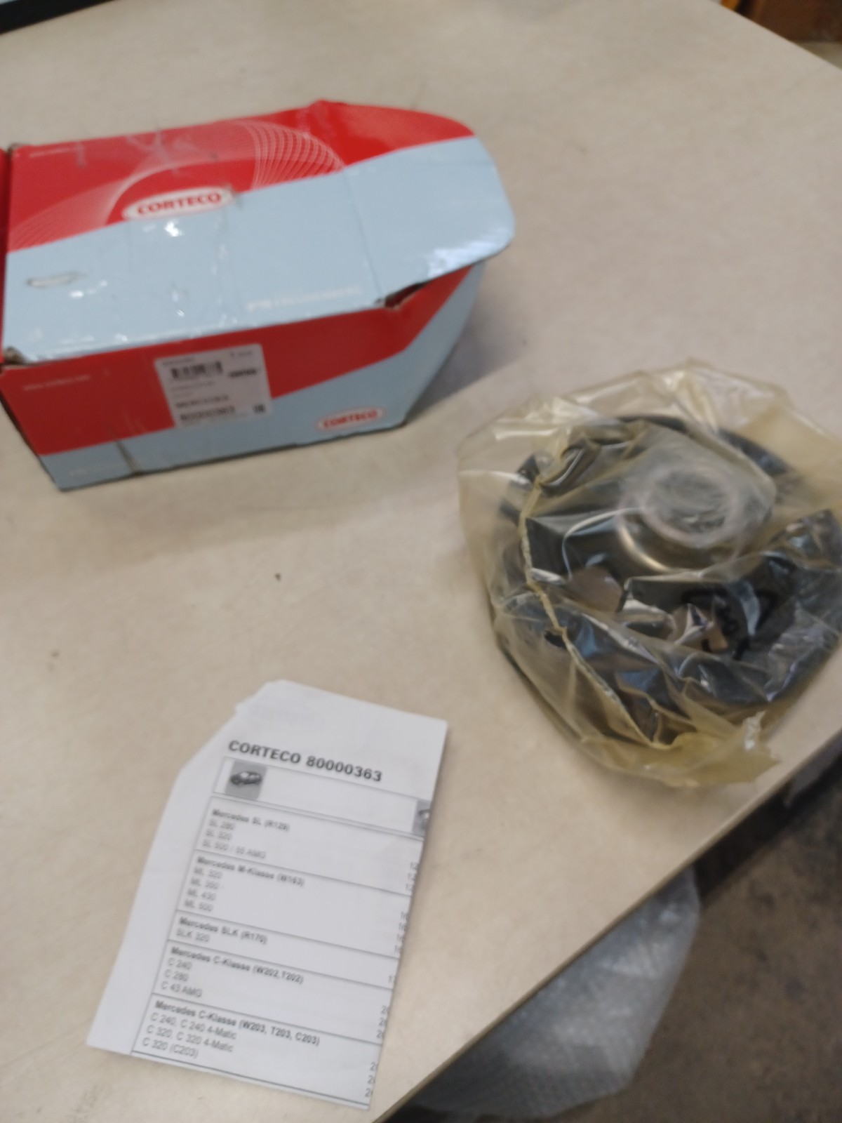 Corteco 80000363 Cylinder Block Components - Engine Crankshaft Pulley