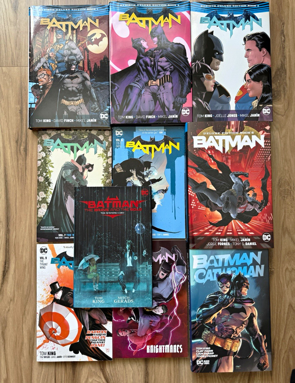 DC Comics Batman Rebirth Deluxe Edition + TPB Complete Series Tom King