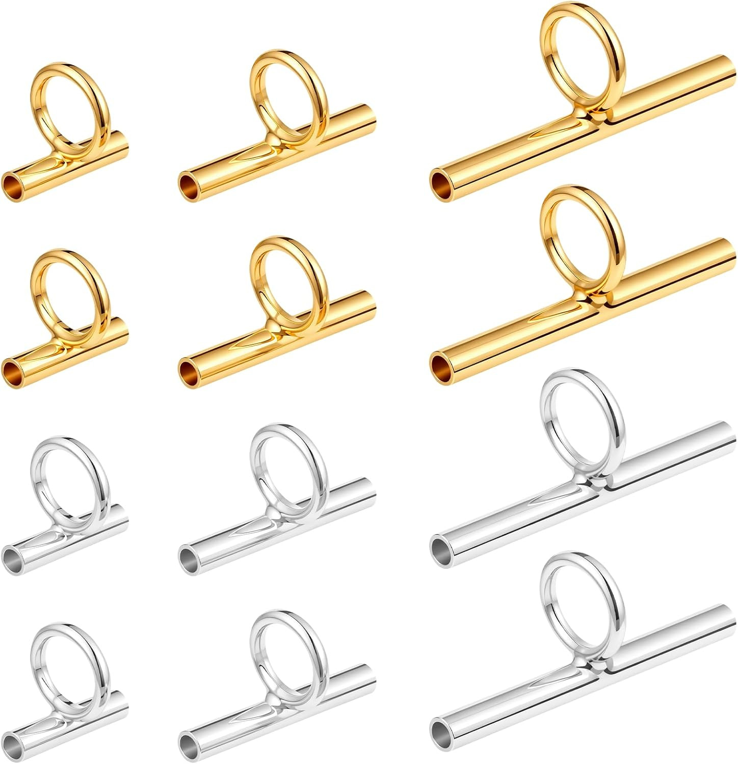 12 PCS Brooch to Pendant Converters, 3 Sizes Pin to Pendant Converter Brass 12 PCS Brooch to Pendant Converters, 3 Sizes Pin to Pendant Converter Brass