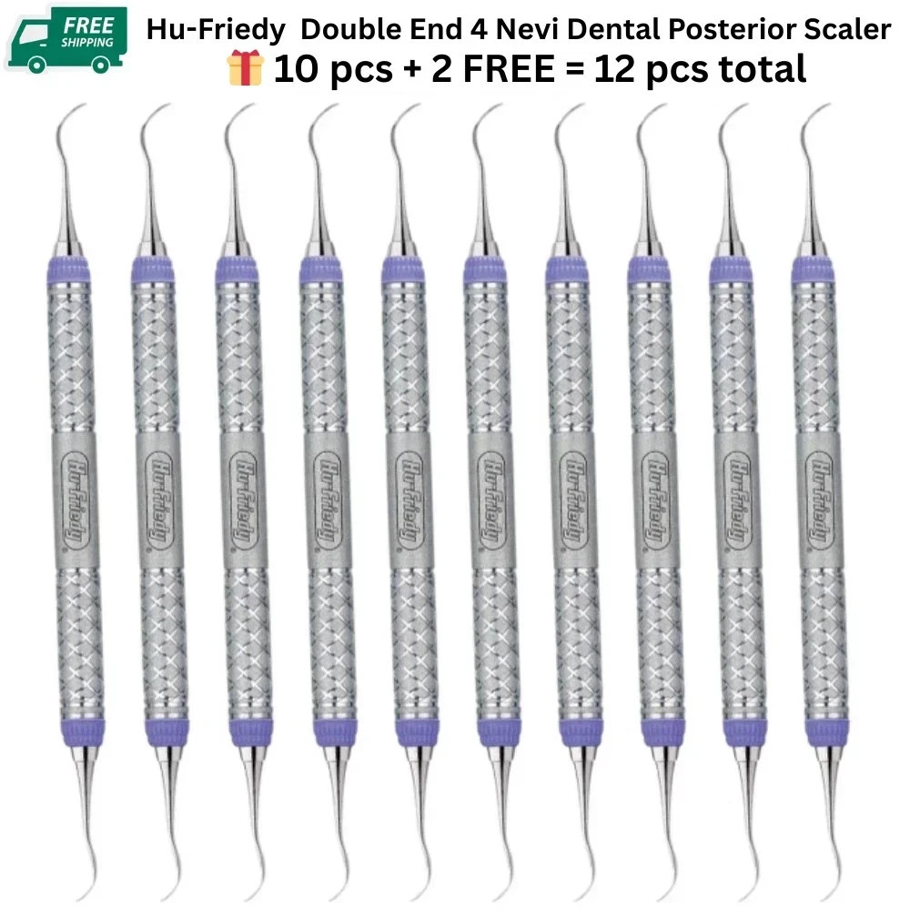 Hu-Friedy SCNEVI49E2 Double End 4 Nevi Dental Posterior Scaler 9 Everedge Handle Hu-Friedy SCNEVI49E2 Double End 4 Nevi Dental Posterior Scaler 9 Everedge Handle
