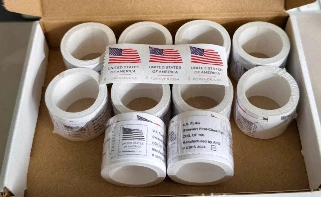10 rolls of 1000 usps - postage,Special Sale ,New 2025 10 rolls of 1000 usps - postage,Special Sale ,New 2025