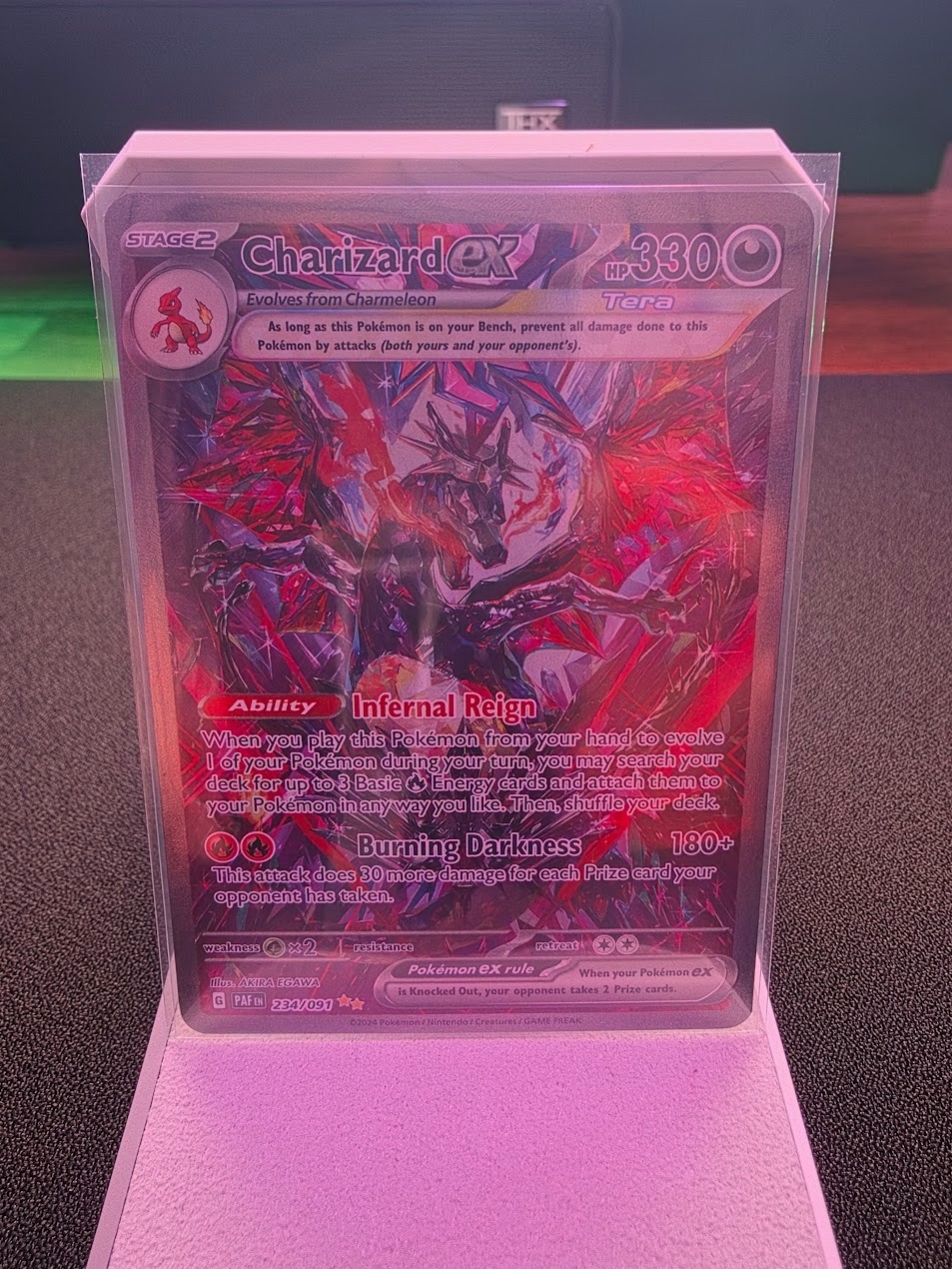 2024 Pokemon Paldean Fates Charizard ex #234/091