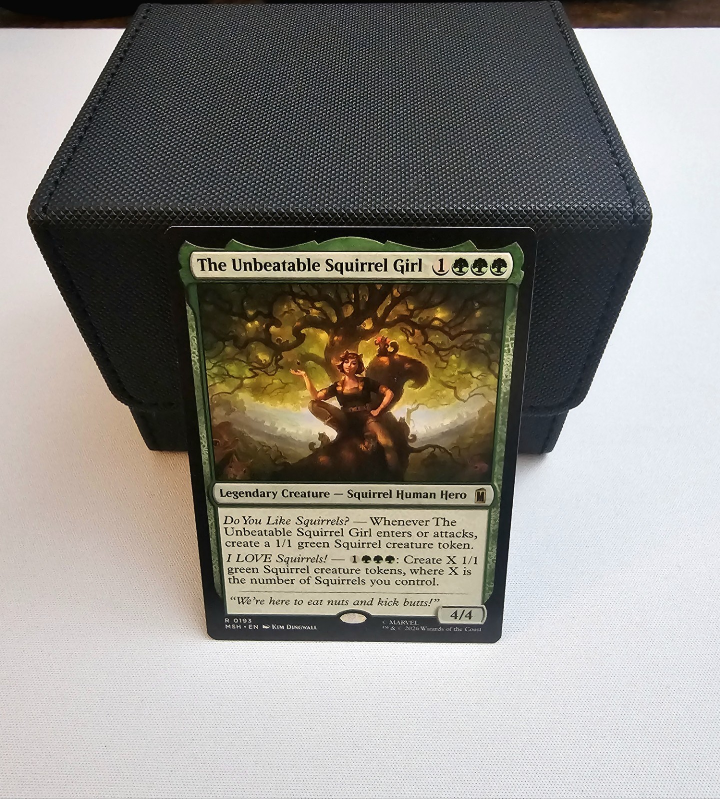 The Unbeatable Squirrel Girl MTG Commander Deck EDH Marvel Squirrel Tribal