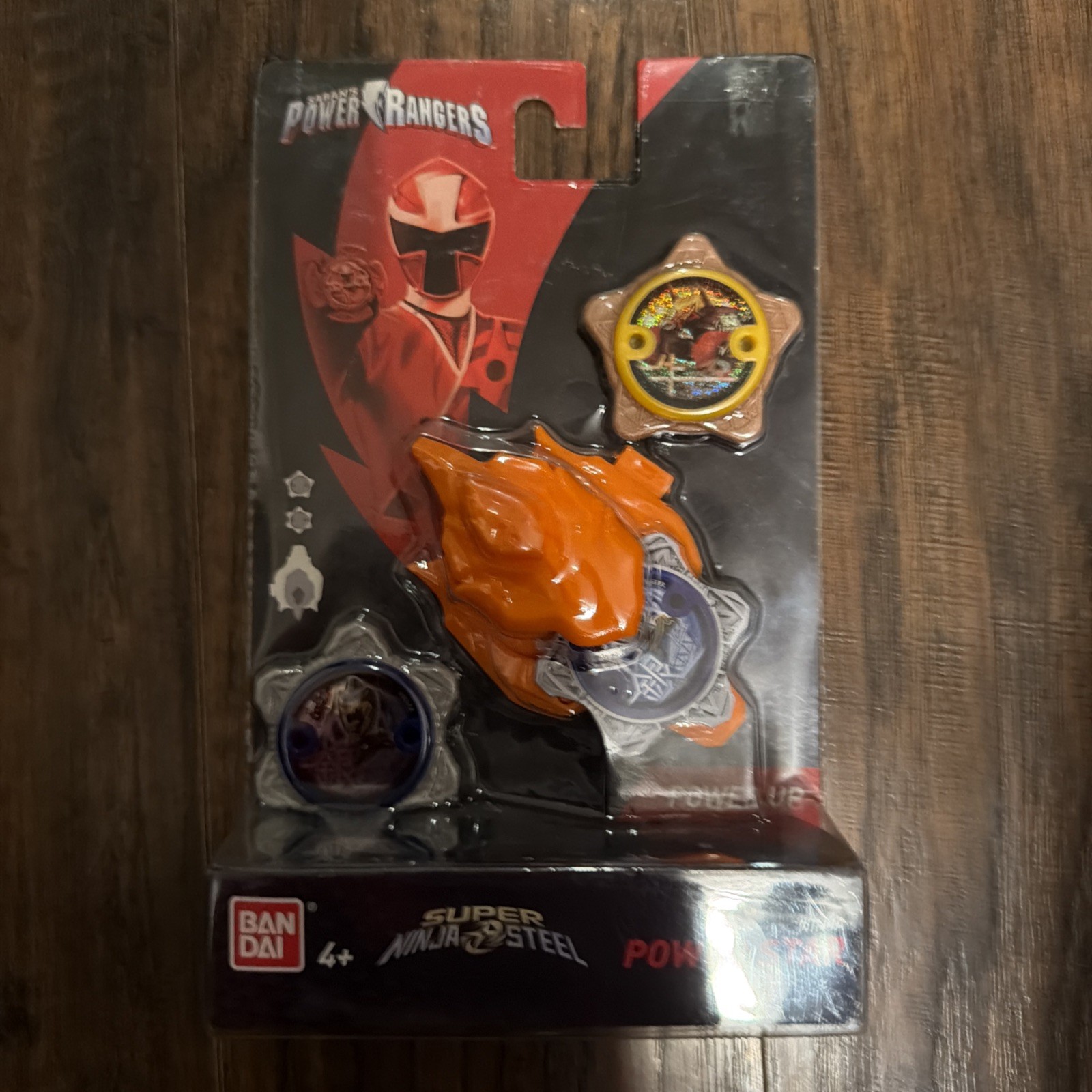 Saban Power Rangers Super Ninja Steel Power Star Pack Bandai Silver Gold Saban Power Rangers Super Ninja Steel Power Star Pack Bandai Silver Gold