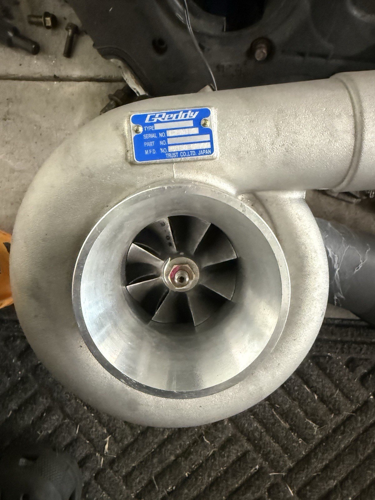 Greddy trust T88H-34D Turbocharger Turbo. T4 Divided Flange Greddy trust T88H-34D Turbocharger Turbo. T4 Divided Flange