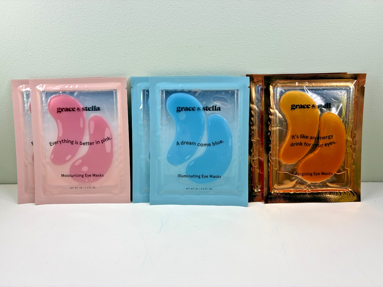*Try it for Less* NEW Grace & Stella Eye Mask. 3 Pairs, .