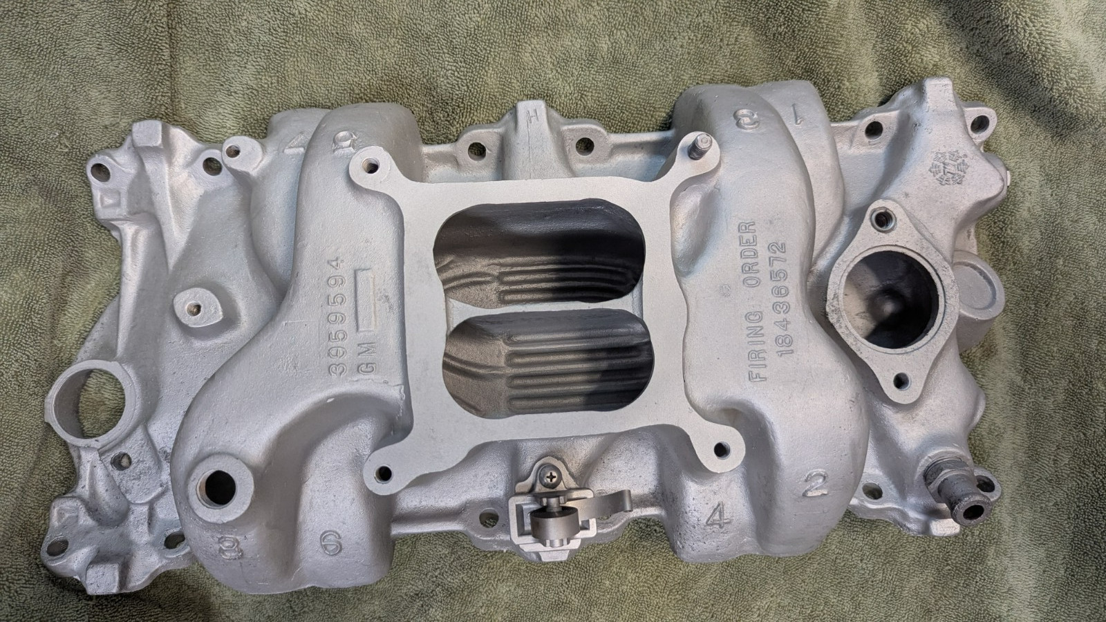 OEM 1971-1972 Camaro Z/28 Corvette LT-1 Factory Aluminum Intake Manifold 3959594