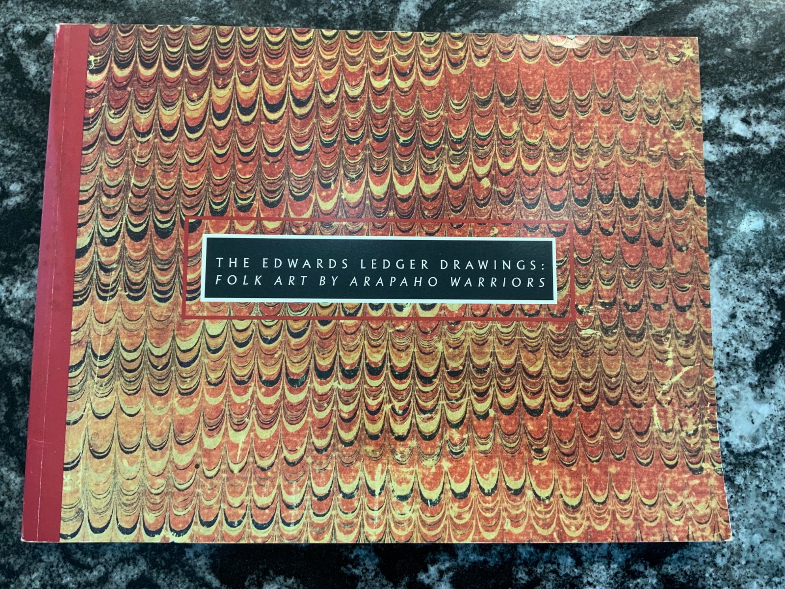 The Edwards Ledger Drawings Folk Art by Arapaho Warriors soft cover 1990