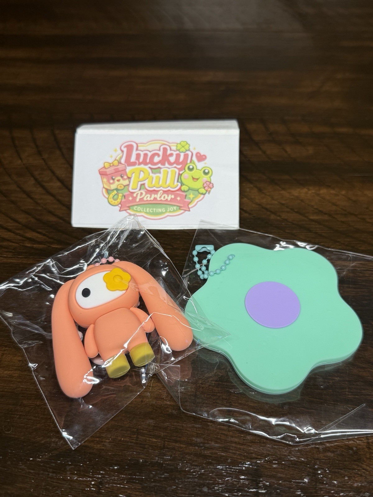 CJ Hendry Flower Market Juju Orange Peach Keychain + Bonus Keychain