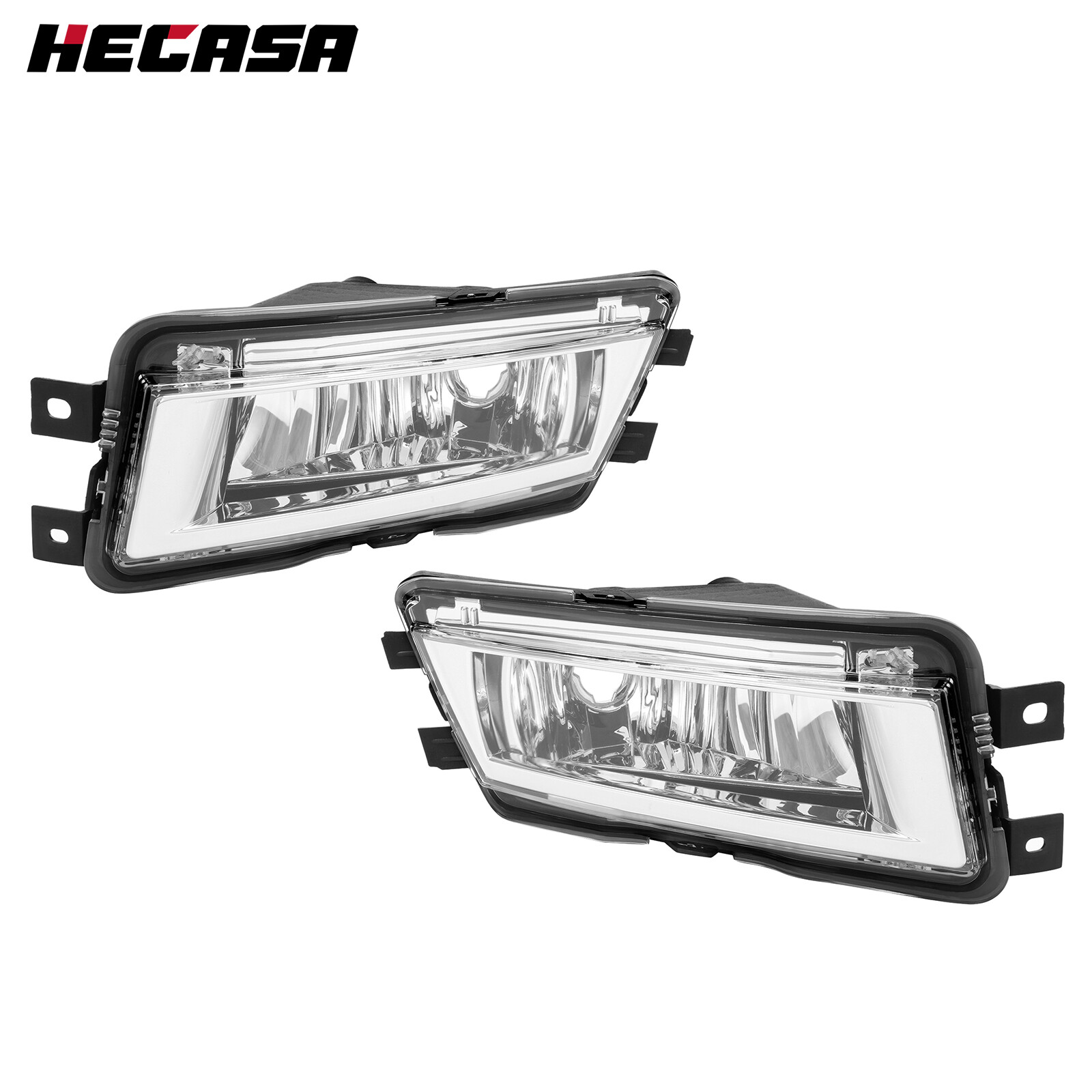 HECASA Pair Fog Lights For Volkswagen Passat 2012-2015 Driver & Passenger Side HECASA Pair Fog Lights For Volkswagen Passat 2012-2015 Driver & Passenger Side