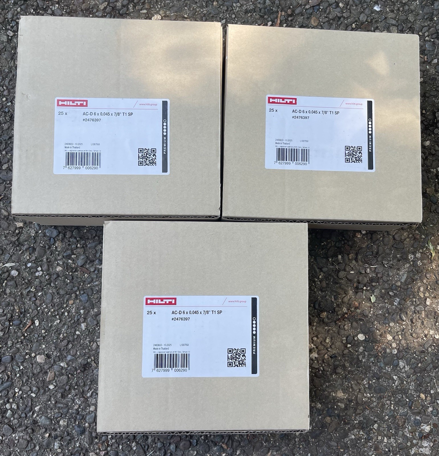 Hilti AC-D 6” x .045” x 7/8” Premium Metal Cutting Discs (25 Pack) – Qty 1 Hilti AC-D 6” x .045” x 7/8” Premium Metal Cutting Discs (25 Pack) – Qty 1