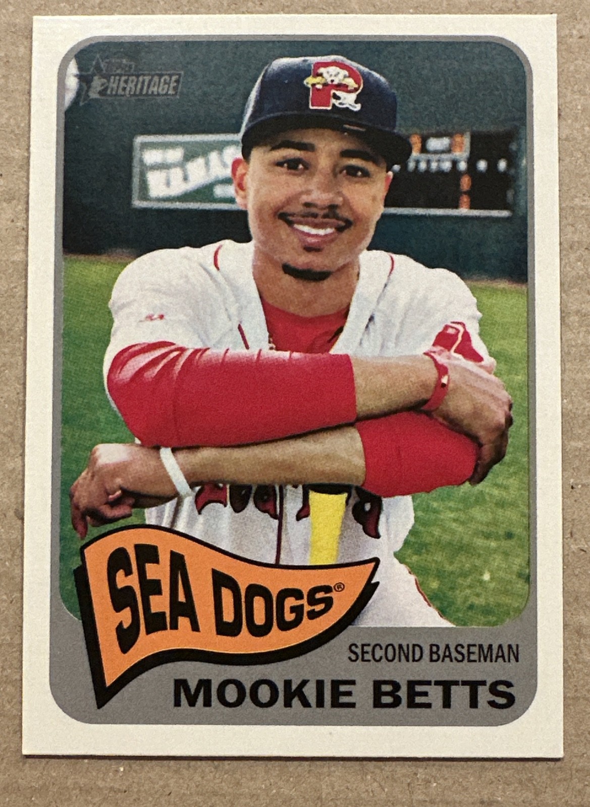 2014 Topps Heritage Minor League Edition - Mookie Betts #217 (RC) 2014 Topps Heritage Minor League Edition - Mookie Betts #217 (RC)