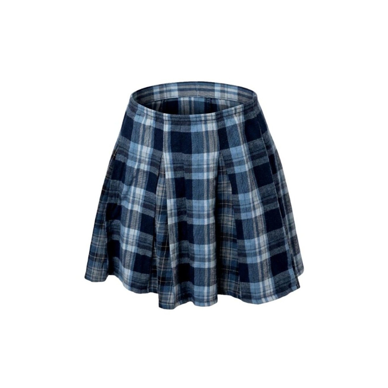 Furst Of A Kind Upcycled Plaid Pleated Flannel Mini Concert Skirt Grunge XS S