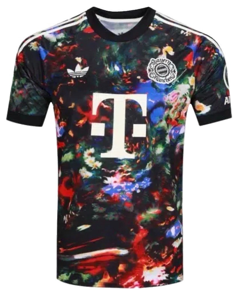 Men’s L Bayern Munich 2026/27 Wiesn Oktoberfest Special Edition Floral Jersey