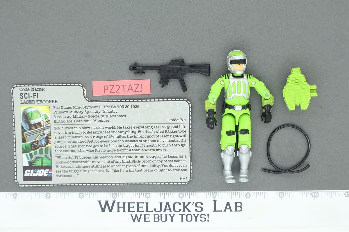 Sci-Fi V1 100% Complete G.I. Joe 1986 Hasbro Vintage Action Figure
