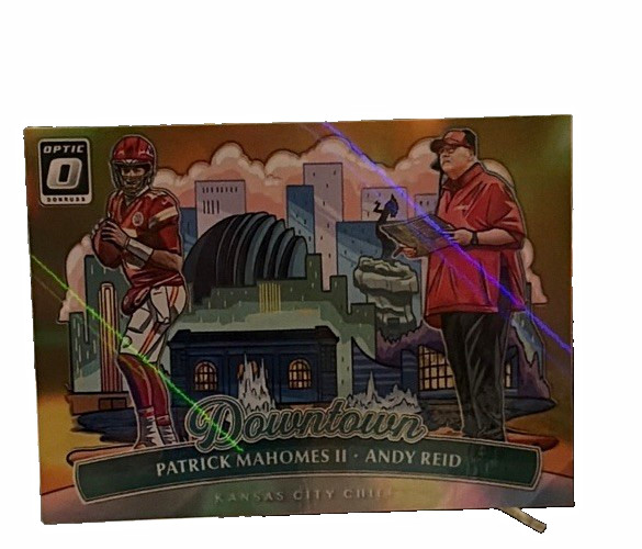 Panini 2025 Donruss Optic Downtown Duos Downtown #14 Mahomes II Reid Chiefs