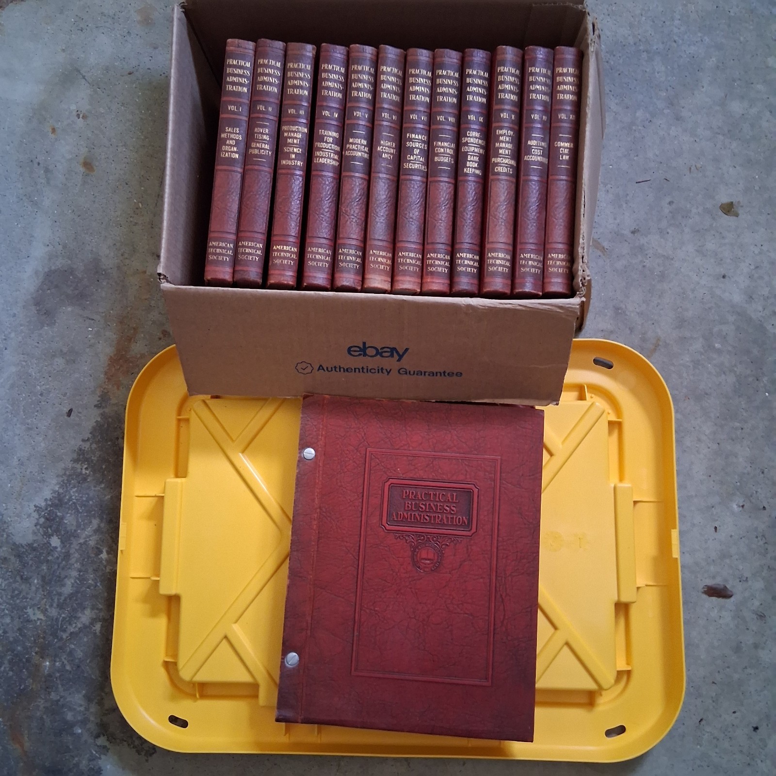 Vtg 1933 Practical Business Complete Administration 12 Vol Set Inc Master Volume Vtg 1933 Practical Business Complete Administration 12 Vol Set Inc Master Volume