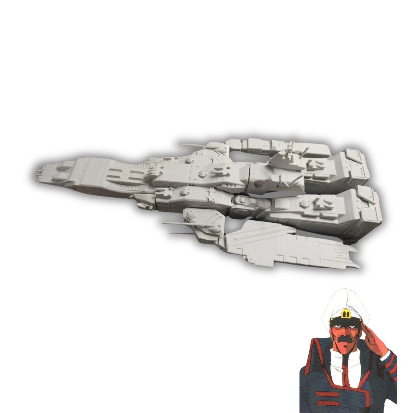 SDF1 cruise mode scale 1:4000 Macross Robotech Models Kits DIY SDF1 cruise mode scale 1:4000 Macross Robotech Models Kits DIY