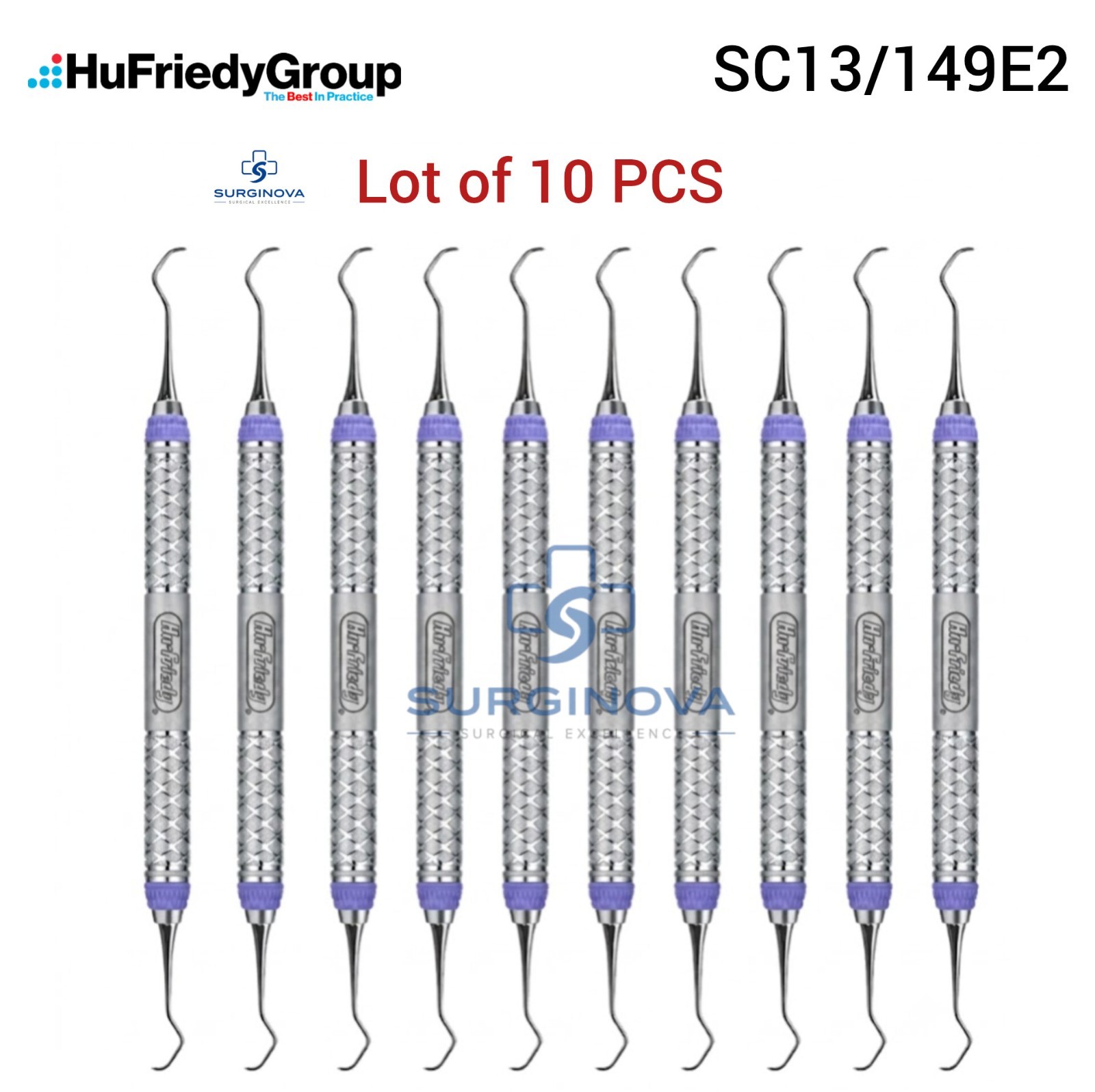 Hu-Friedy SC13/149E2 Everedge 2.0 #13/14 Double End Columbia Curette #9 Handle