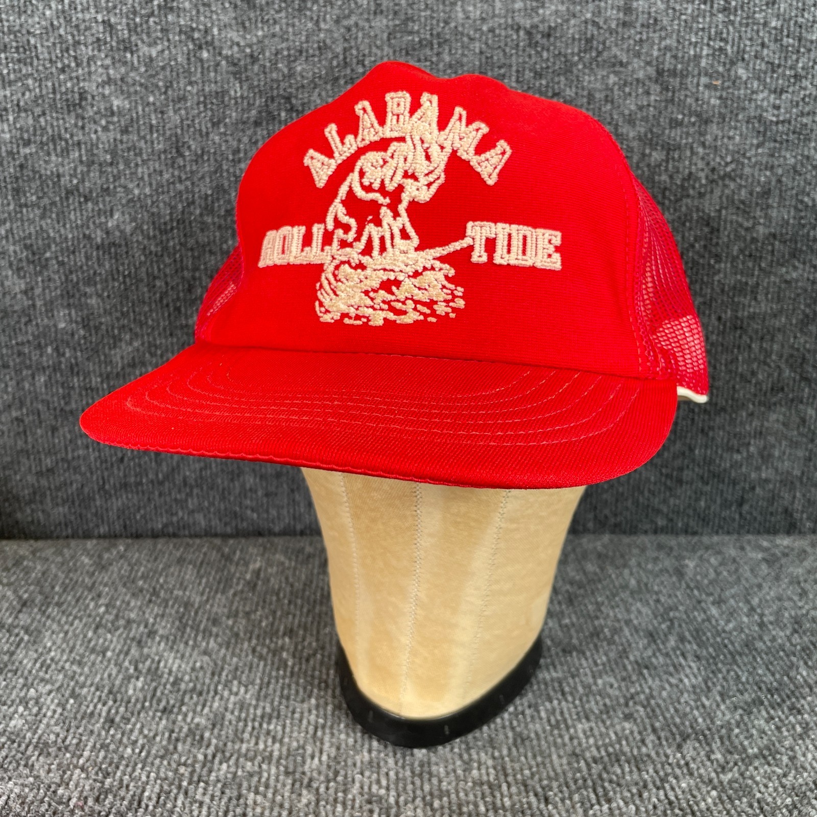 Vintage Alabama Crimson Tide 80\'s Snapback Hat Men\'s Mesh Back SEC Football