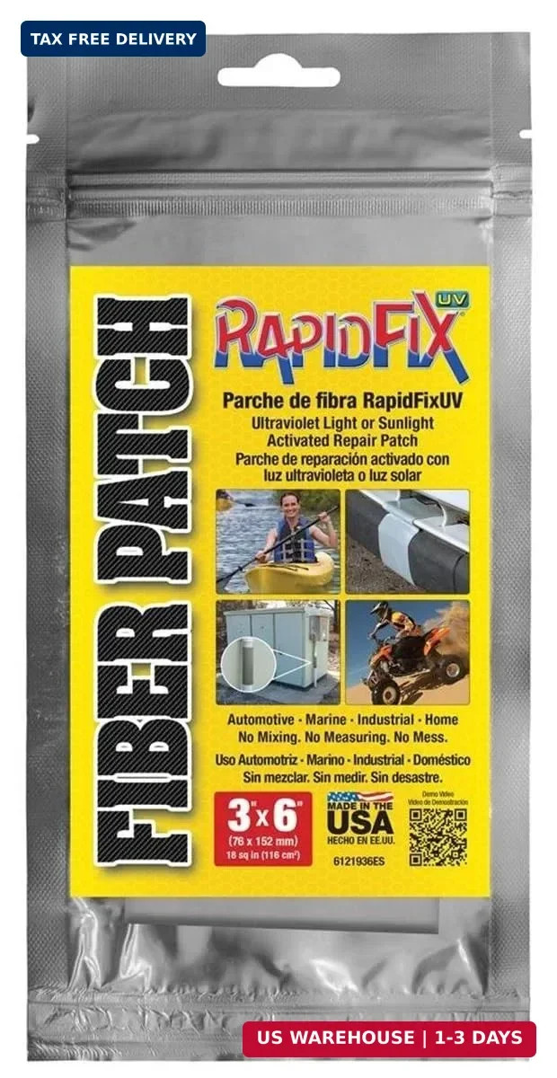 RapidFix UV Fiber Repair Patch 3\
