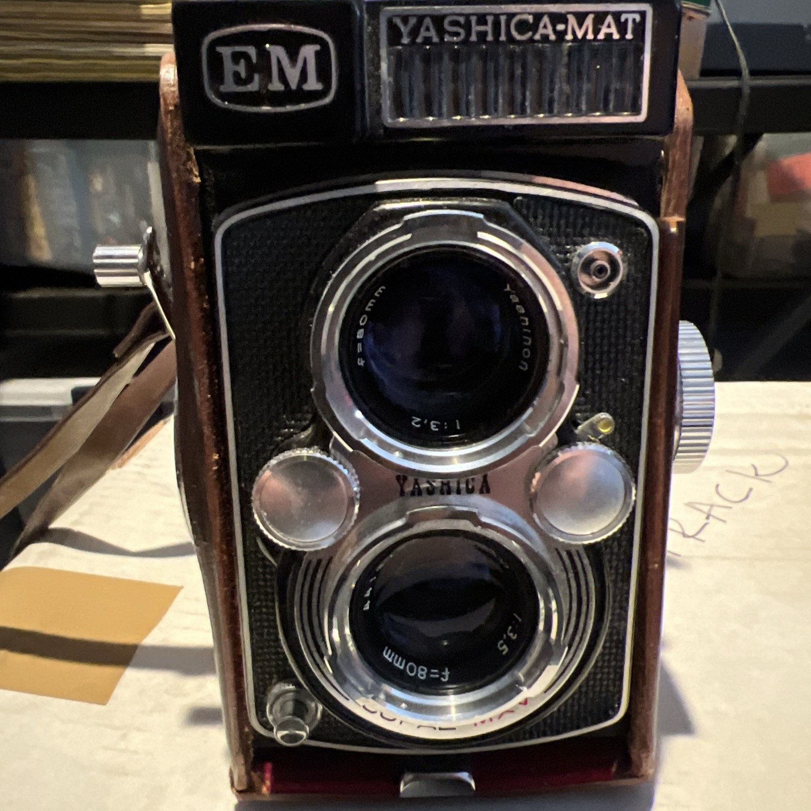 Yashica Yashica-Mat EM Twin Lens Reflex Camera With Leather Case