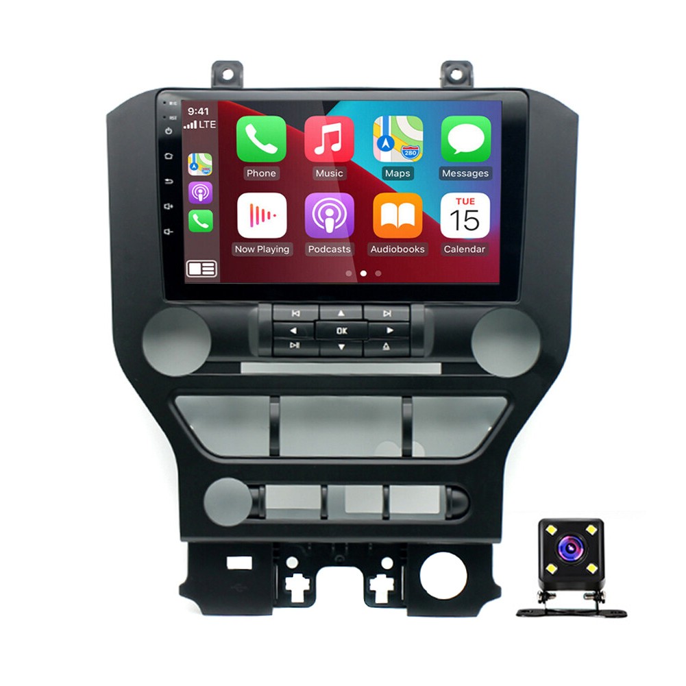 Android 13 Car Stereo Radio GPS Navi BT For Ford Mustang 2015-2021 Apple CarPlay