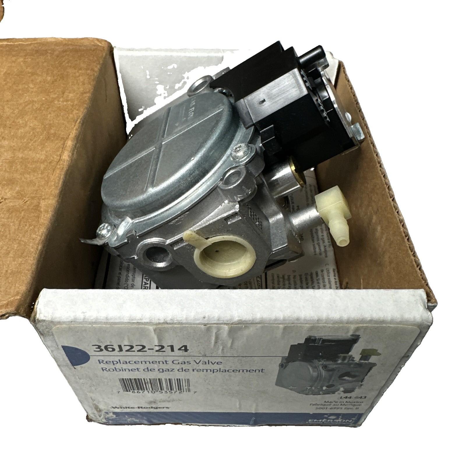 New White-Rodgers 36J22-214 Gas Valve, Ng/Lp, 24 V, Fast Opening Ships Free