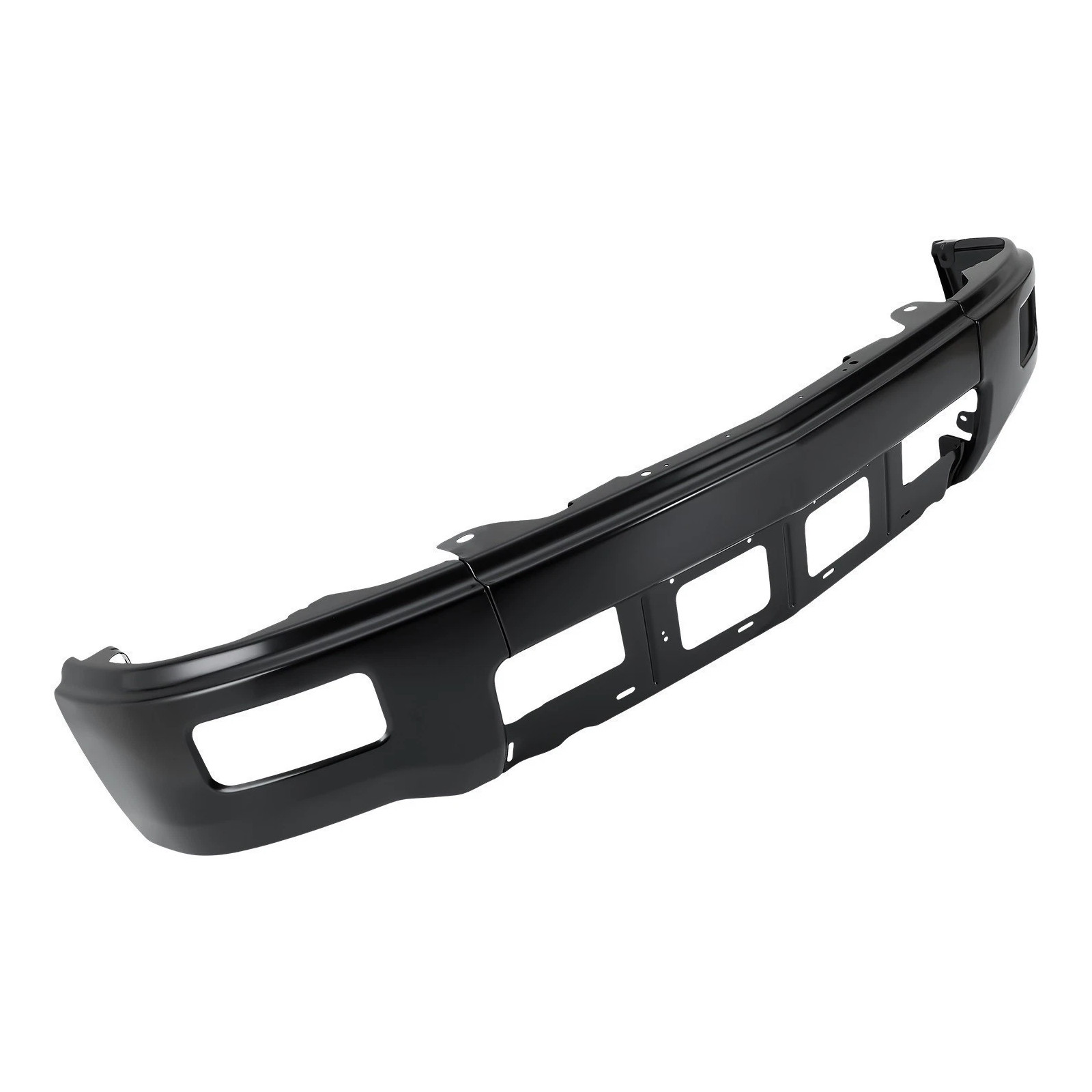 Front Black Bumper Face Bar w/ Fog Light Holes for 14-15 Chevy Silverado 1500
