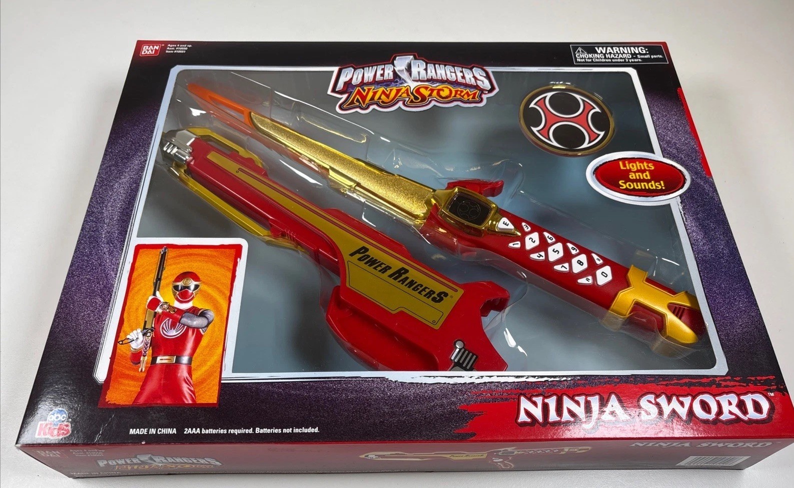 NEW Bandai 2003 Power Rangers Ninja Storm Ninja Sword NEW Bandai 2003 Power Rangers Ninja Storm Ninja Sword