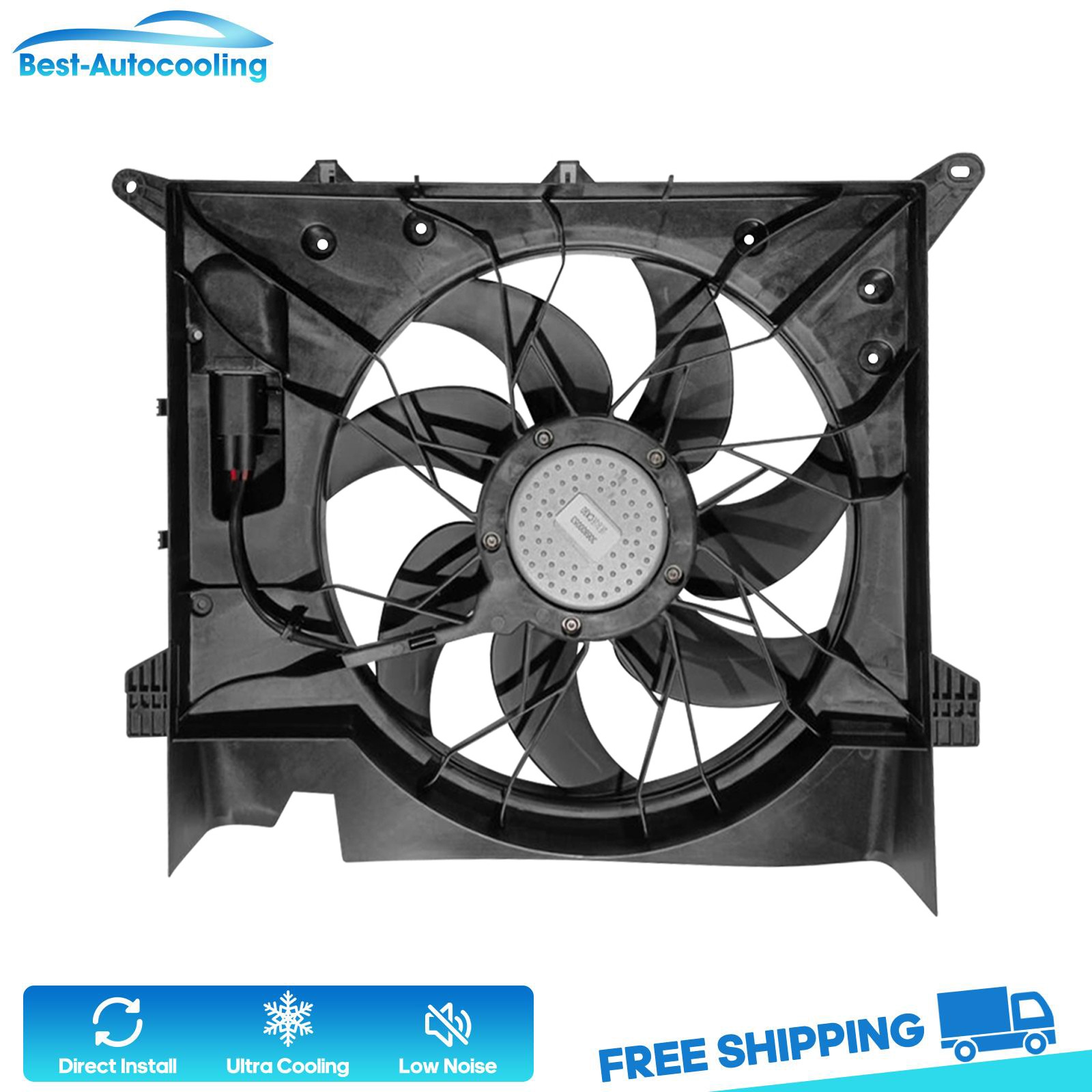 623120 Radiator Cooling Fan Assembly For 2003 2004 2005 2006 07-2014 VOLVO XC90