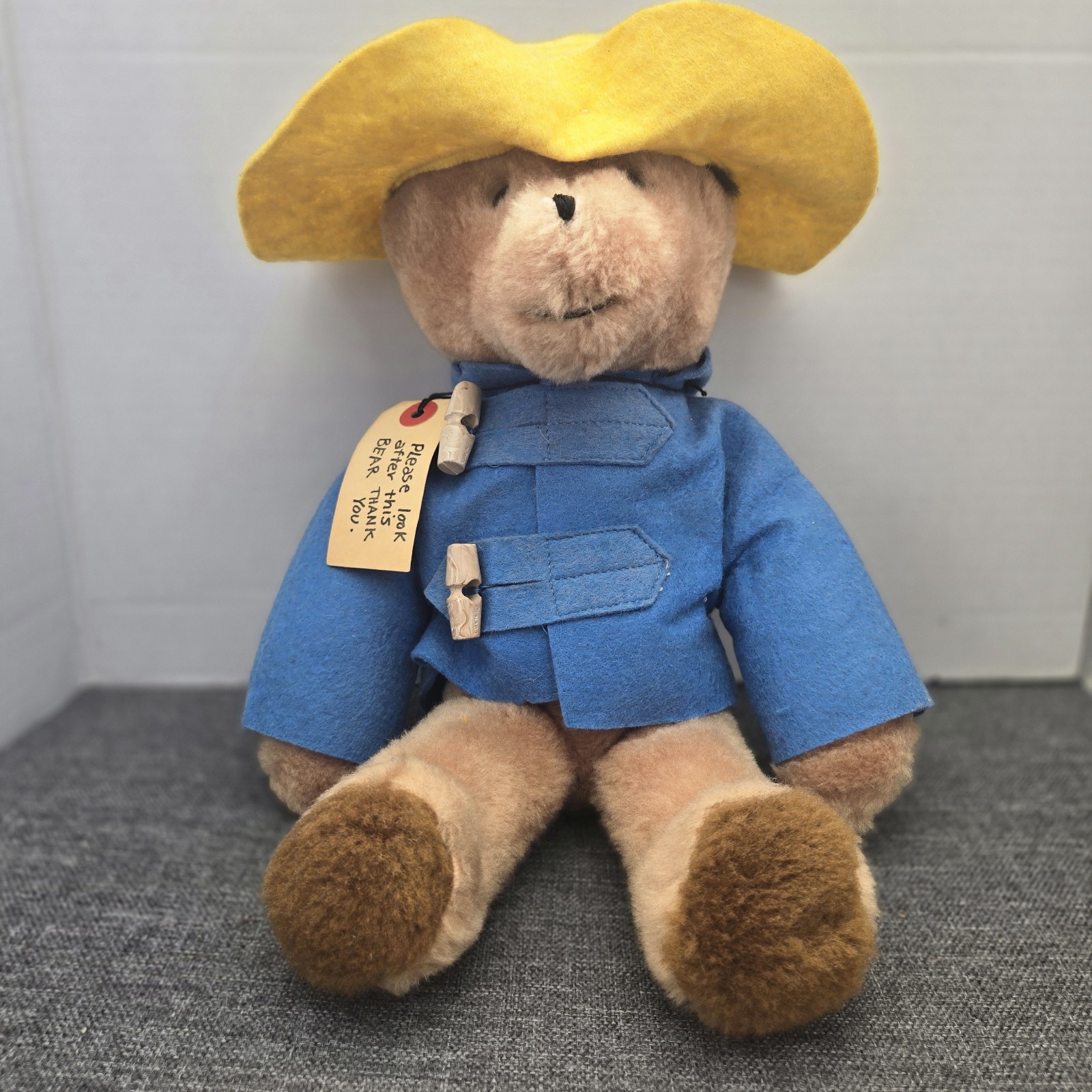 Vintage 1975 Eden Toys Paddington Bear Plush All Original Tags Included Vintage 1975 Eden Toys Paddington Bear Plush All Original Tags Included