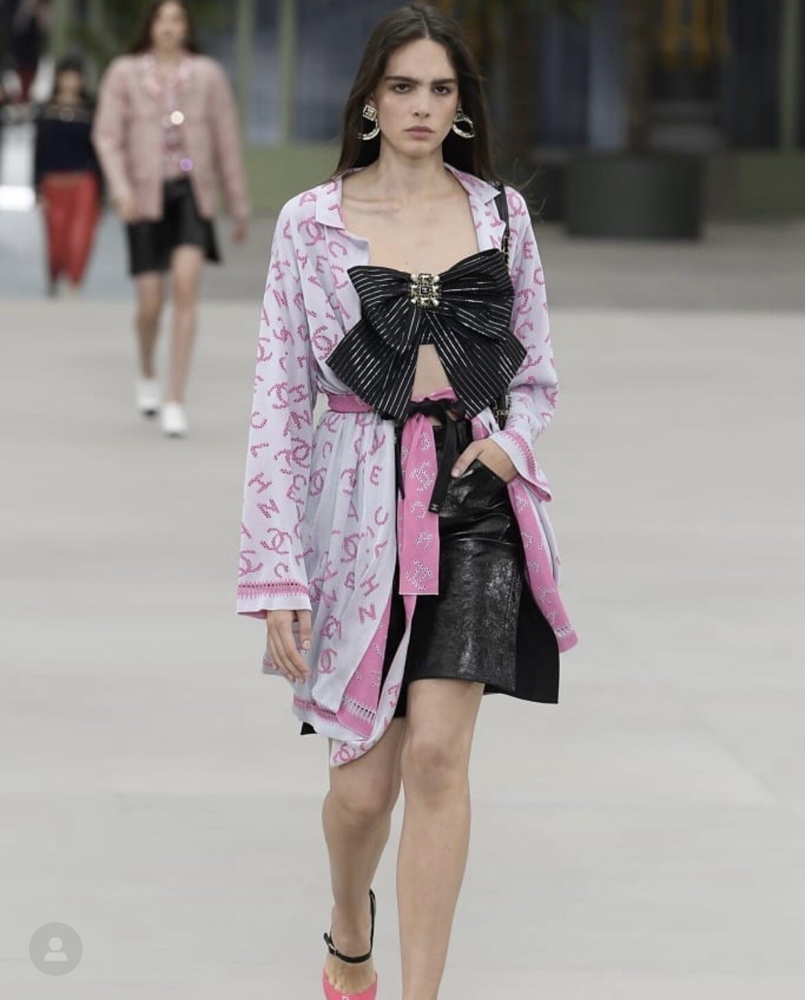 Chanel 20C Pearly Gray & Pink Cardigan BNWT size 44