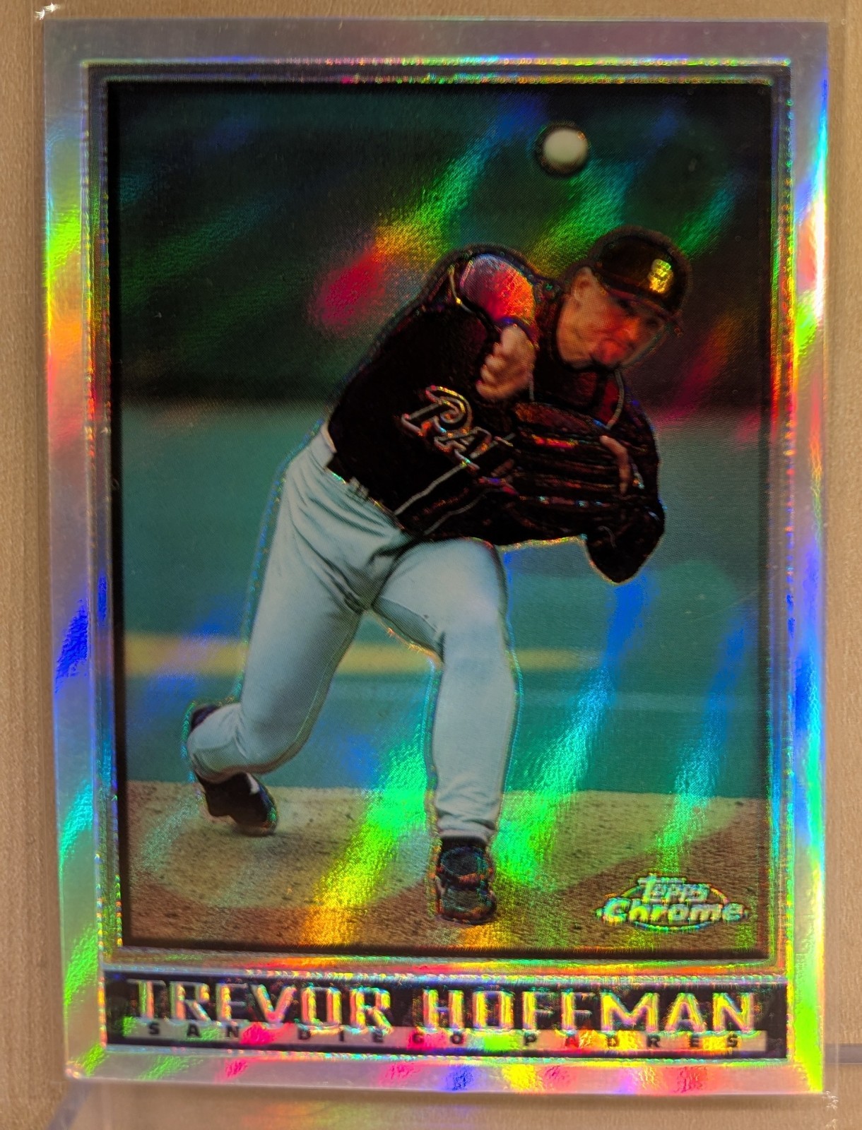 1998 Topps Chrome REFRACTOR #57 Trevor Hoffman Padres HOF RARE ICONIC PARALLEL 1998 Topps Chrome REFRACTOR #57 Trevor Hoffman Padres HOF RARE ICONIC PARALLEL