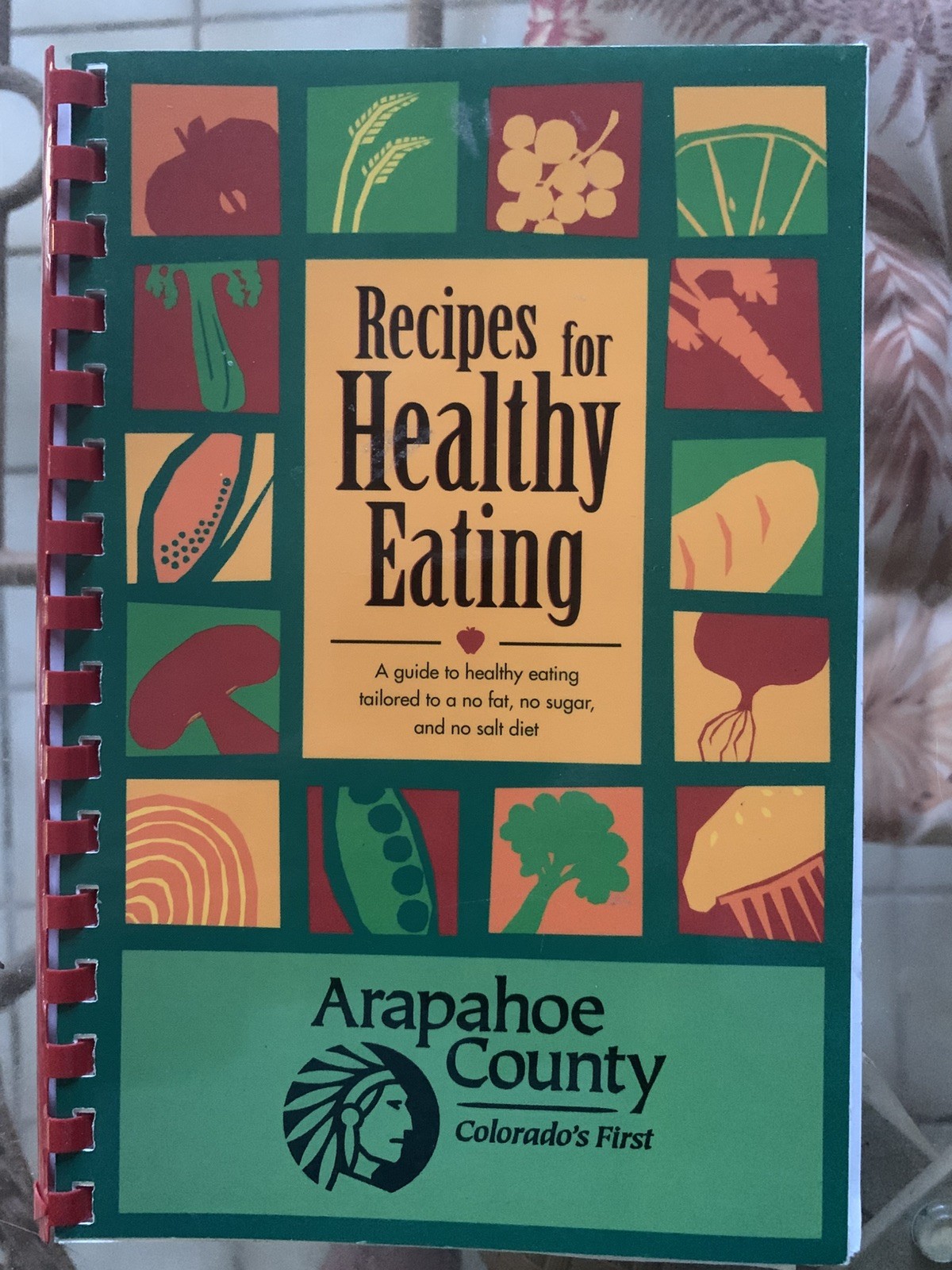 Recipes For Healthy Eating Plastic Comb Binding Cookbook Arapahoe County