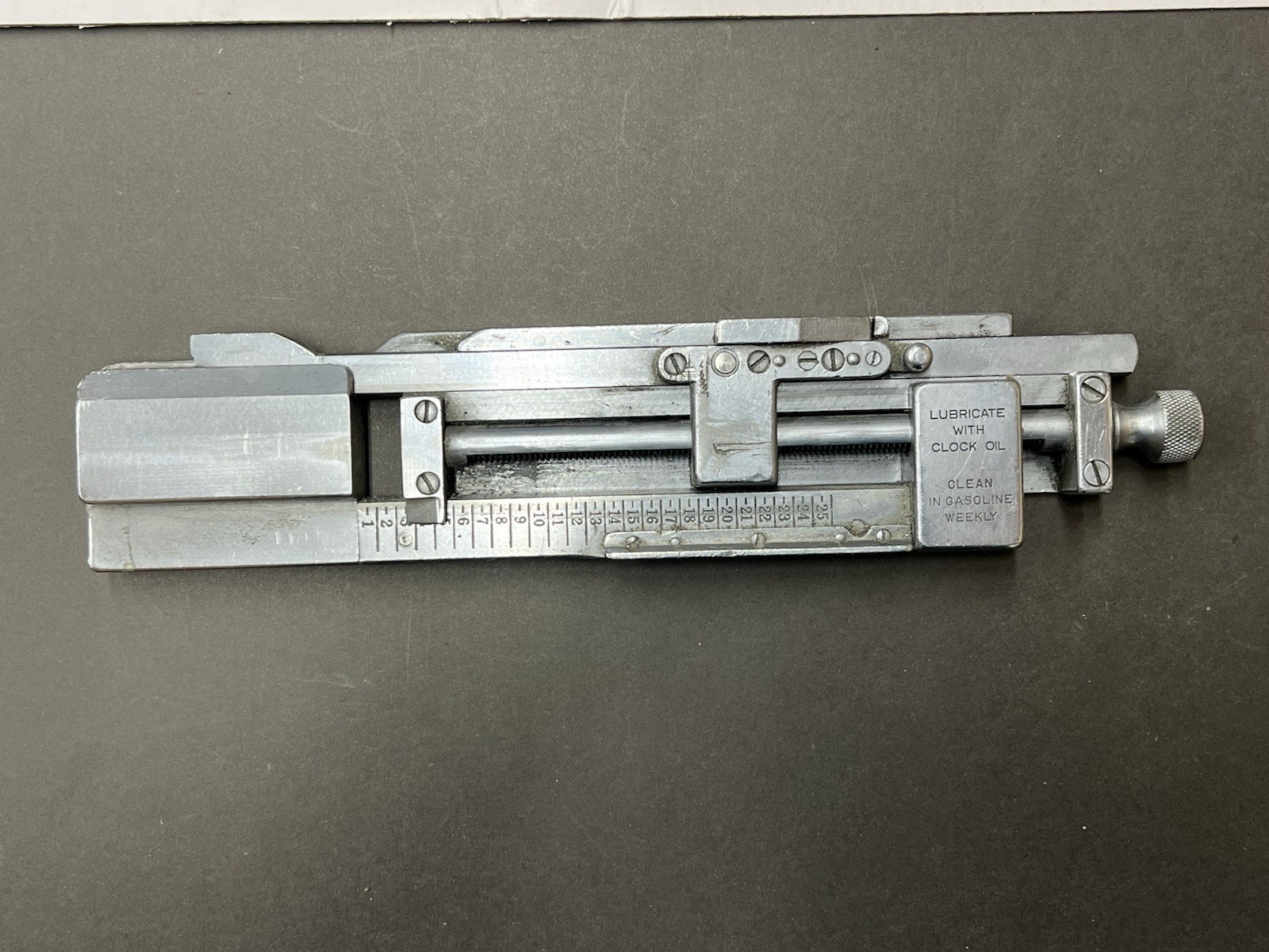 Ludlow Letterpress Printers Composing Self Centering Stick Excellent Condition Ludlow Letterpress Printers Composing Self Centering Stick Excellent Condition