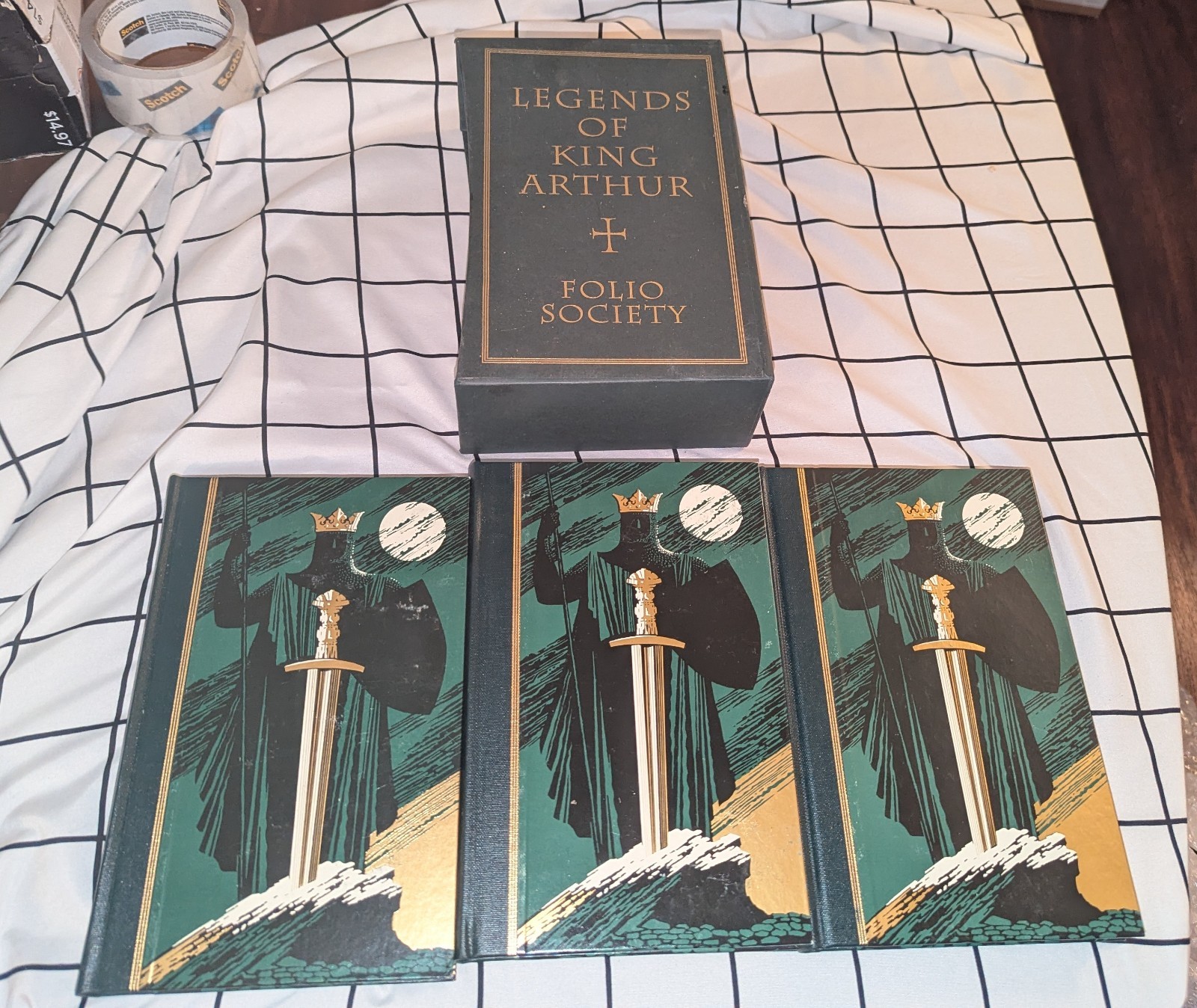 Legends of King Arthur (3v.) - Arthur, Holy Grail - Folio Society - 2001 Box Set