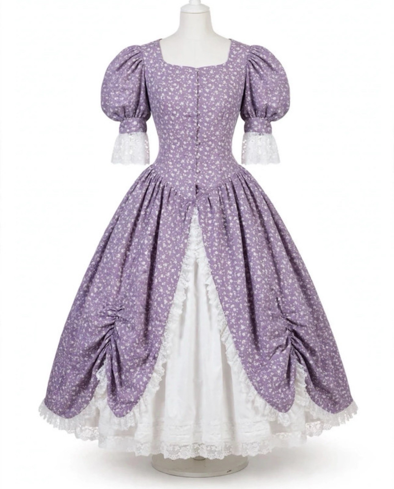 Vintage Lavender Lilac Prairie Dress