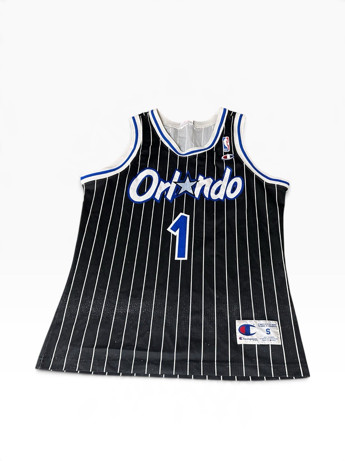 Vintage Champion Men Orlando Magic Penny Hardaway Black Jersey Sz Small Vintage Champion Men Orlando Magic Penny Hardaway Black Jersey Sz Small